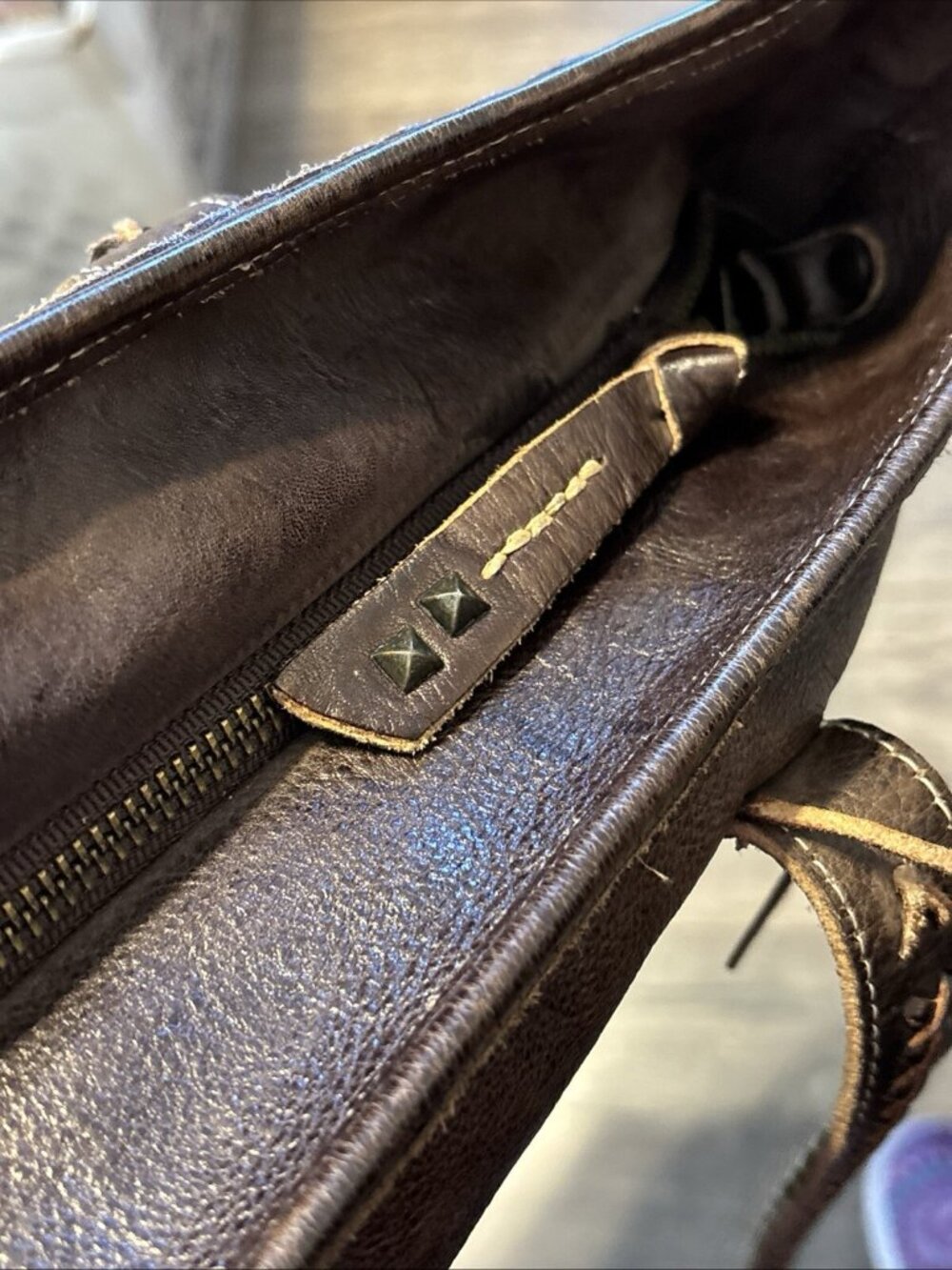 Bed Stu Custom Tote - similar to Rockaway and Stevie - Rich Brown - Picture 12 of 16